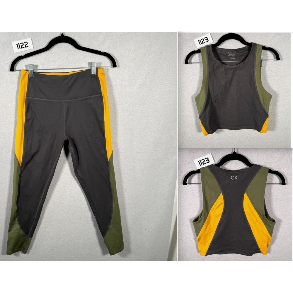 Calvin Klein Performance‎ Womens Leggings and Tanktop Multicolored